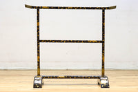 黒漆で雅な気品溢れる手ぬぐい掛け DC8401a