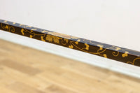 黒漆で雅な気品溢れる手ぬぐい掛け DC8401a