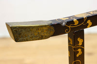 黒漆で雅な気品溢れる手ぬぐい掛け DC8401a