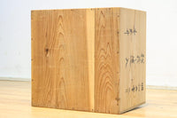 Antique tool box (Square wooden box) DC8418