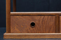 艶やかな風合いに美しい杢目が浮かぶ上品な置台 DC8426