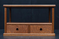 艶やかな風合いに美しい杢目が浮かぶ上品な置台 DC8426