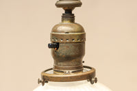 高さ1485ミリ!! ガラスの可憐な笠が素敵な大型スタンドライト DC8432