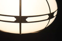 シンプル透かし様帯模様で風情ある雪洞型の電笠 DC8439