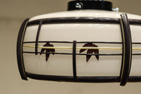 華やかな朱セルの紅葉模様で風情ある電笠 DC8446