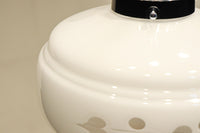 可愛らしい葉柄の透かし模様で風情ある電笠 DC8448