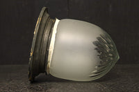 シャープな切子模様でレトロな雰囲気の天井直付け灯カバー DC8453