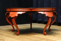 珍品!! 漆の味わいが素敵な花型の大きなお膳 DC8481