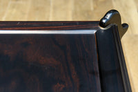 縞黒檀で上品な面持ちの猫脚花台 DC8492