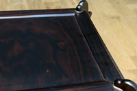 縞黒檀で上品な面持ちの猫脚花台 DC8492