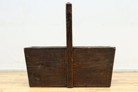 特大サイズ!! 可愛らしい持ち手の使い馴染んだ味わいのある炭入れ DC8495