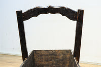 特大サイズ!! 可愛らしい持ち手の使い馴染んだ味わいのある炭入れ DC8495