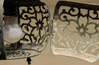 桜と蔦の透かし柄が映える吊り灯籠 DC8526