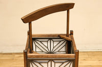 大きな麻の葉組子が浮かぶ可憐な佇まいのワーロン入り行灯 DC8529ab 在庫(a:1 b:0)台