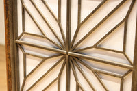 大きな麻の葉組子が浮かぶ可憐な佇まいのワーロン入り行灯 DC8529ab 在庫(a:1 b:0)台