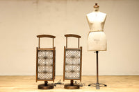 大きな麻の葉組子が浮かぶ可憐な佇まいのワーロン入り行灯 DC8529ab 在庫(a:1 b:0)台