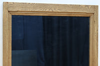 大型サイズ!! 木地色の木枠で温かみのある立て掛け鏡 DC8535