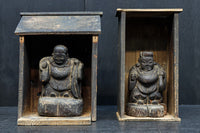 時代を重ねた風格漂う恵比寿様大黒様のセット DC8543 在庫2体一組