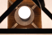 趣きある「火の用心」文字が浮かぶ鉄行灯(あんどん) DC8551