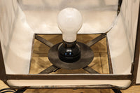 趣きある「火の用心」文字が浮かぶ鉄行灯(あんどん) DC8551