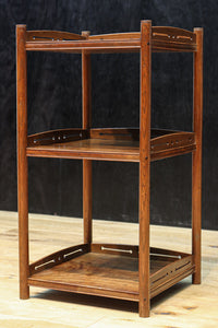 透かし装飾模様が素敵な和の趣きある飾り台 DC8554