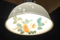 栗の絵柄が内側に描かれたノリタケの電笠 DC8570