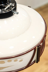 朱のセル装飾が雅な透かし模様入り電笠 DC8572