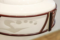 朱のセル装飾が雅な透かし模様入り電笠 DC8572