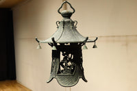 松竹梅の透かし絵で縁起良い吊り灯籠 DC8597