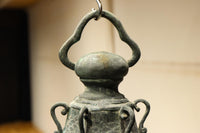 松竹梅の透かし絵で縁起良い吊り灯籠 DC8597