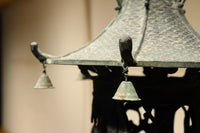 松竹梅の透かし絵で縁起良い吊り灯籠 DC8597