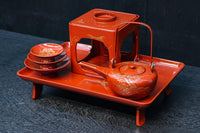 朱漆に黄金色が映える洗練されたお屠蘇セット DC8600