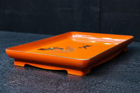 朱漆に黄金色の鶴松を添えた上品なお屠蘇セット DC8601