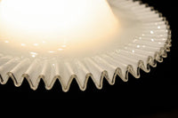 細やかに波打つ透明のフリル縁がレトロ感漂う電笠 DC8614