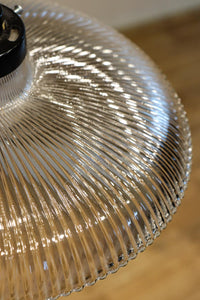 透明ガラスの煌びやかな雰囲気ある電笠 DC8617 在庫2個