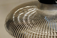 透明ガラスの煌びやかな雰囲気ある電笠 DC8617 在庫2個