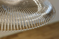 透明ガラスの煌びやかな雰囲気ある電笠 DC8617 在庫2個