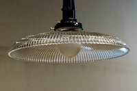 透明ガラスの煌びやかな雰囲気ある電笠 DC8617 在庫2個