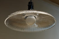 透明ガラスの煌びやかな雰囲気ある電笠 DC8617 在庫2個