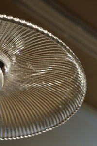 透明ガラスの煌びやかな雰囲気ある電笠 DC8617 在庫2個