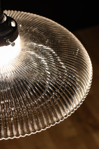 透明ガラスの煌びやかな雰囲気ある電笠 DC8617 在庫2個