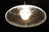 透明ガラスの煌びやかな雰囲気ある電笠 DC8617 在庫2個