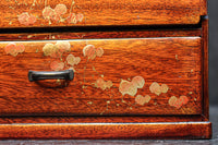 可愛らしい絵柄が上品な鏡台を兼ねた化粧箱 DC8630