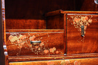 可愛らしい絵柄が上品な鏡台を兼ねた化粧箱 DC8630