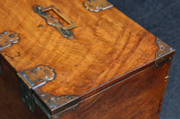 時代の風合いが味わいある色艶の綺麗な酒田硯箱 DC8672