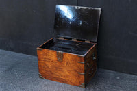 時代の風合いが味わいある色艶の綺麗な酒田硯箱 DC8672