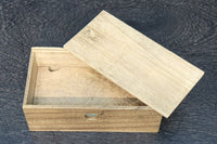 引き出し前面の杢目が美しい風格漂う硯箱 DC8673