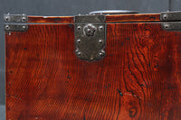 引き出し前面の杢目が美しい風格漂う硯箱 DC8673