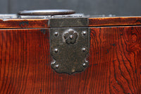 引き出し前面の杢目が美しい風格漂う硯箱 DC8673