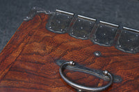 引き出し前面の杢目が美しい風格漂う硯箱 DC8673